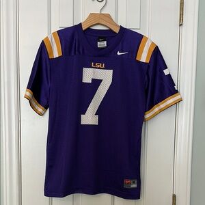 Nike LSU Purple and Gold Football Jersey